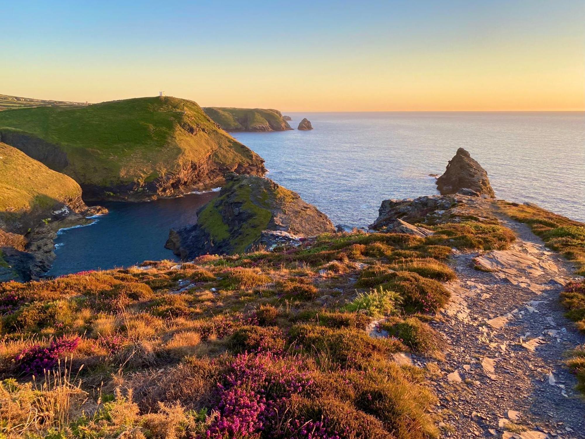 Polrunny Farm Elderberry Cottage With Sea View Boscastle Exterior foto